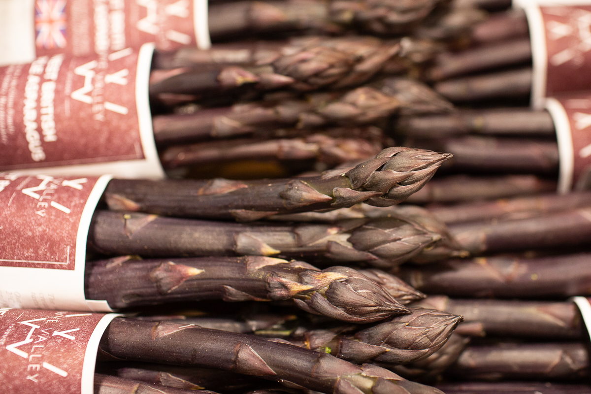 Purple asparagus